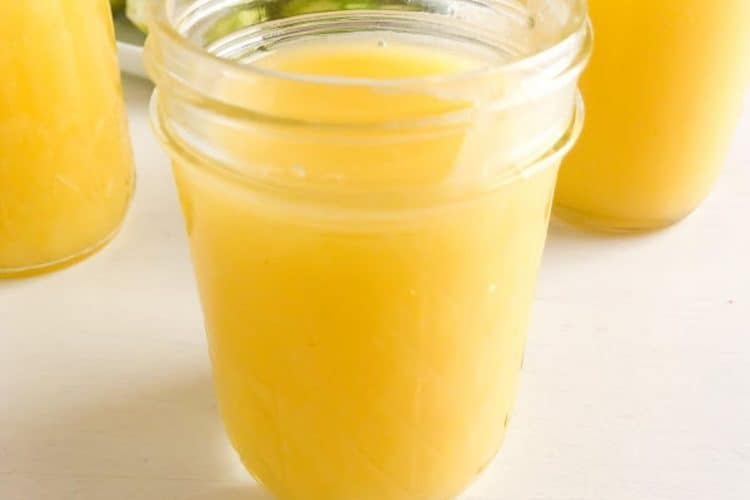 Mason Jar Microwave Lemon Curd